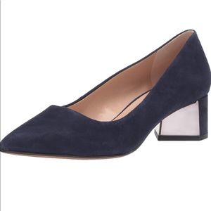 NWT Franco Sarto Global Suede Pump - Midnight Sz 6
